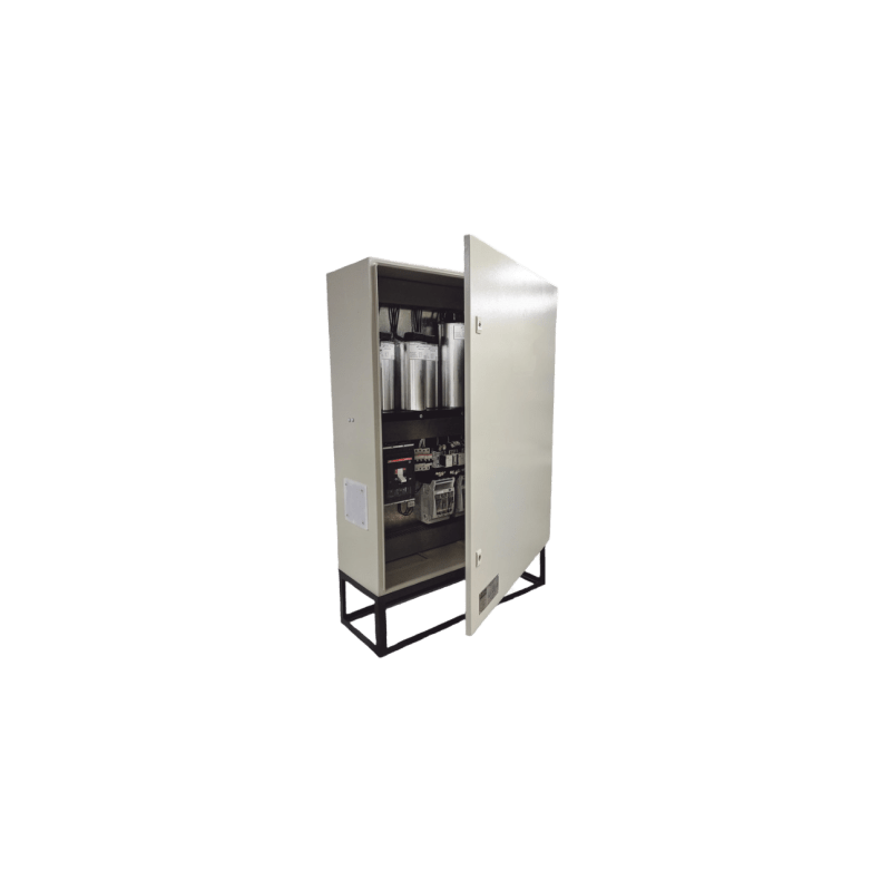 Capacitor Fijo de 5 KVAR y 240 VCA, con Interruptro y Gabinete 
